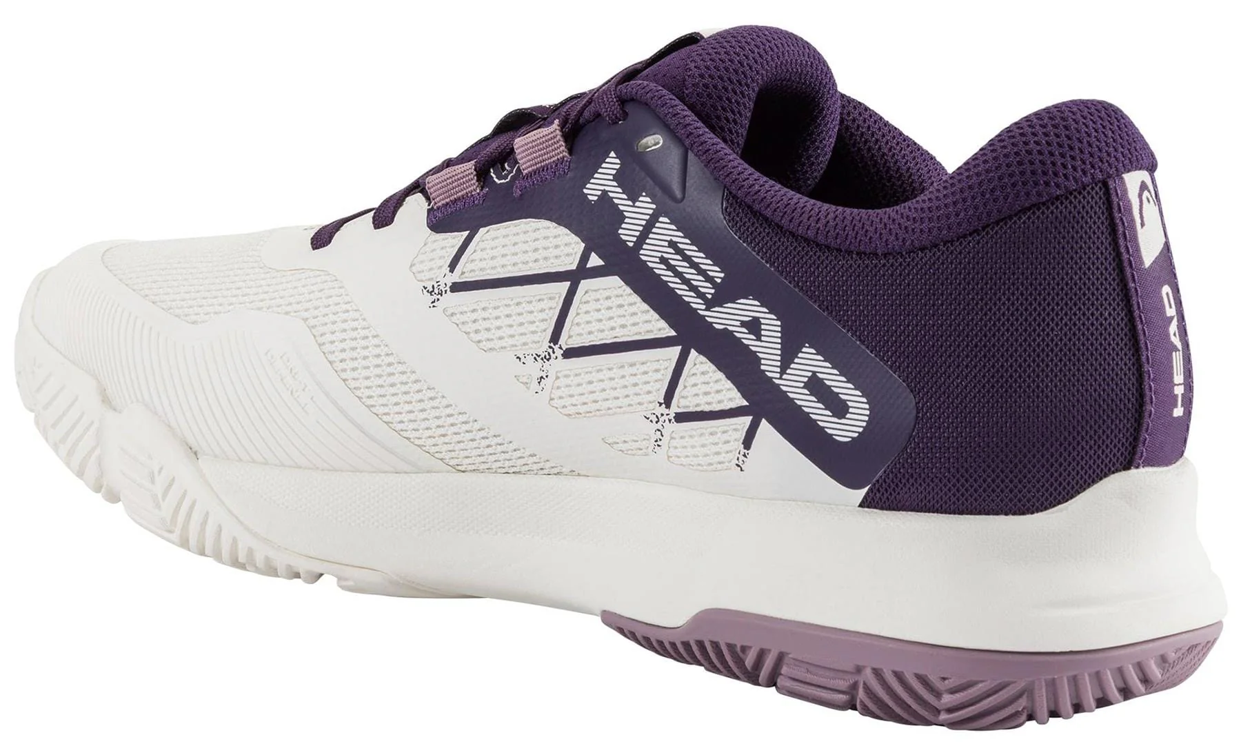 HEAD Motion Team 1.5 Womens Padel Shoes - Chalk White / Purple - Image 4