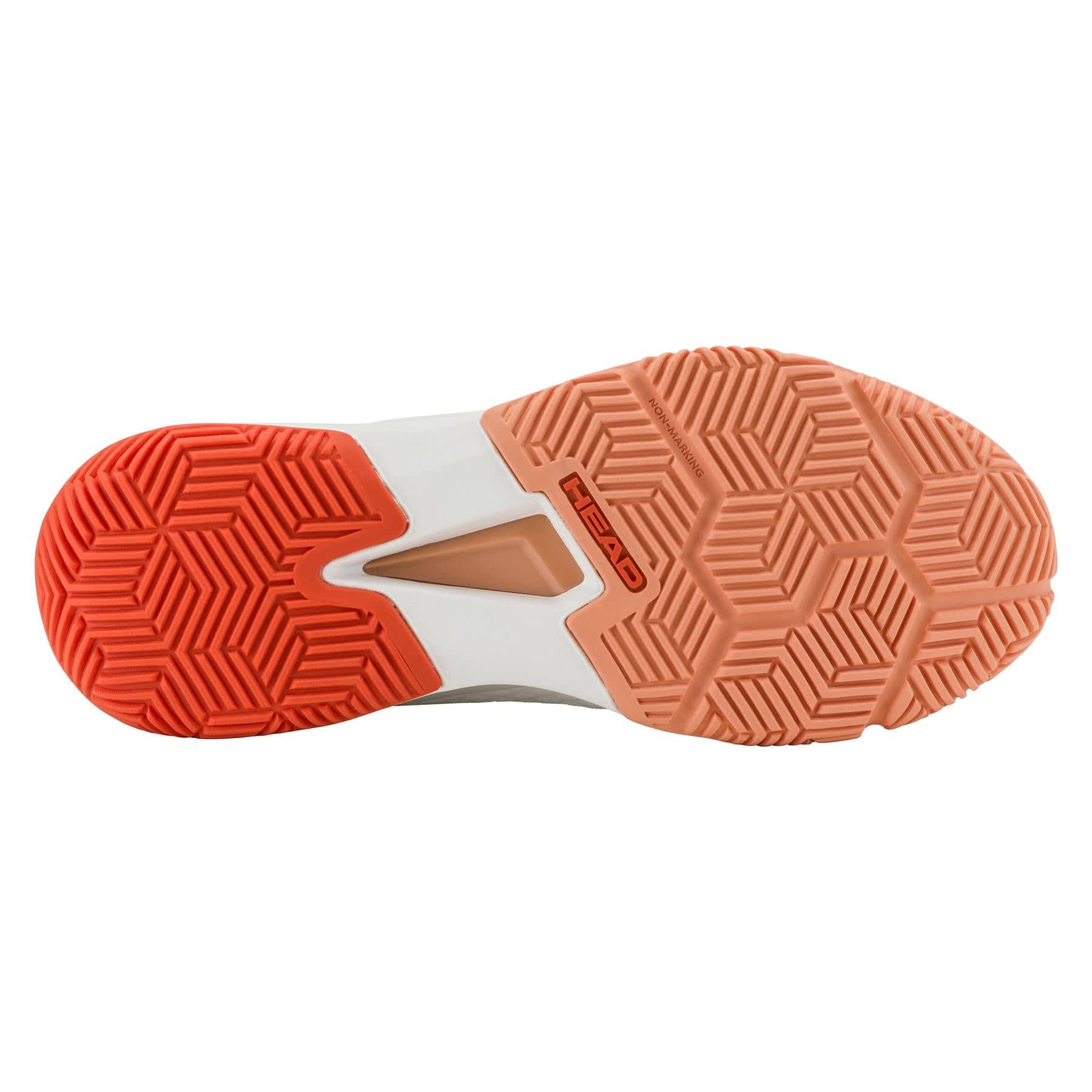 HEAD Motion Team Womens Padel Shoes - White / Coral - Image 3