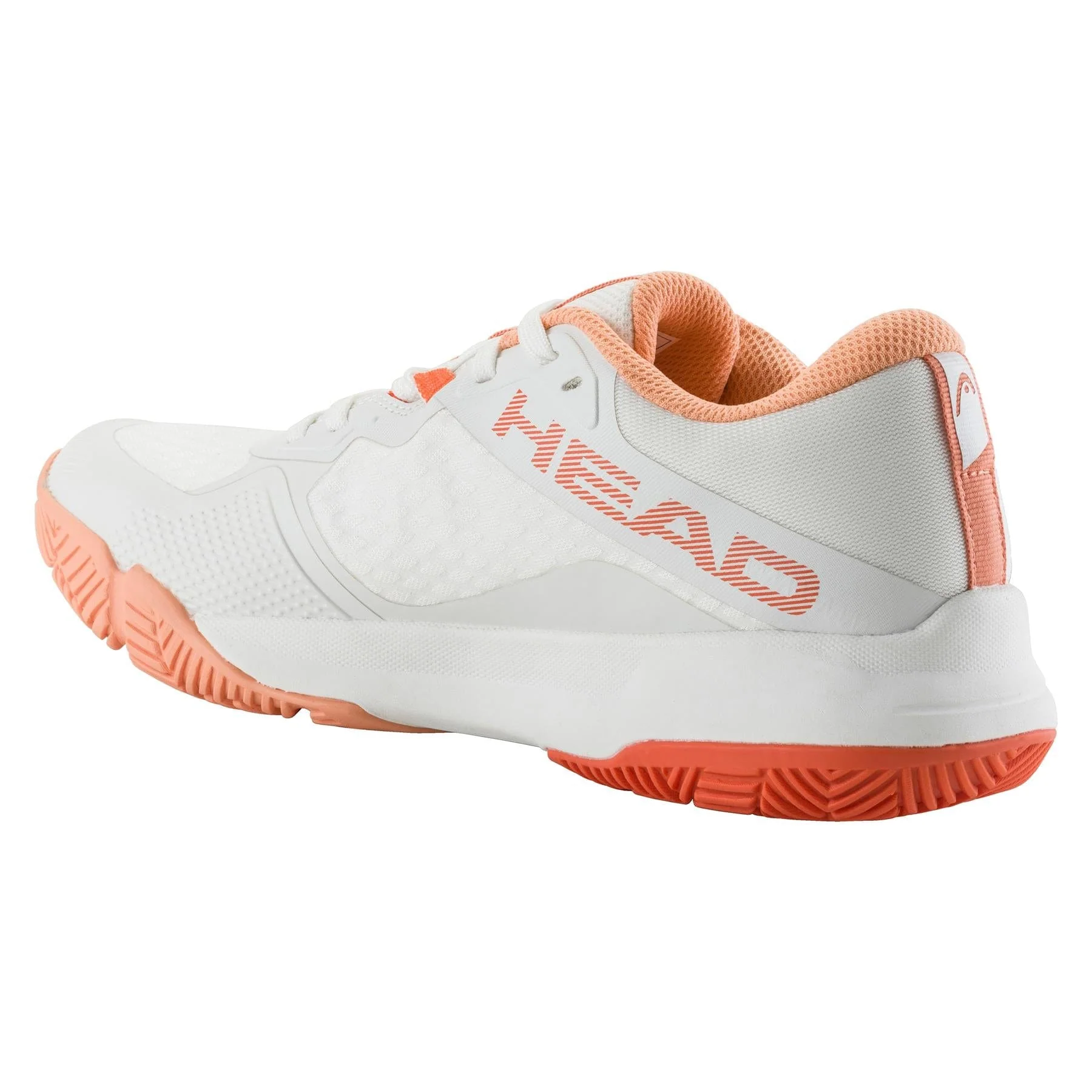 HEAD Motion Team Womens Padel Shoes - White / Coral - Image 4