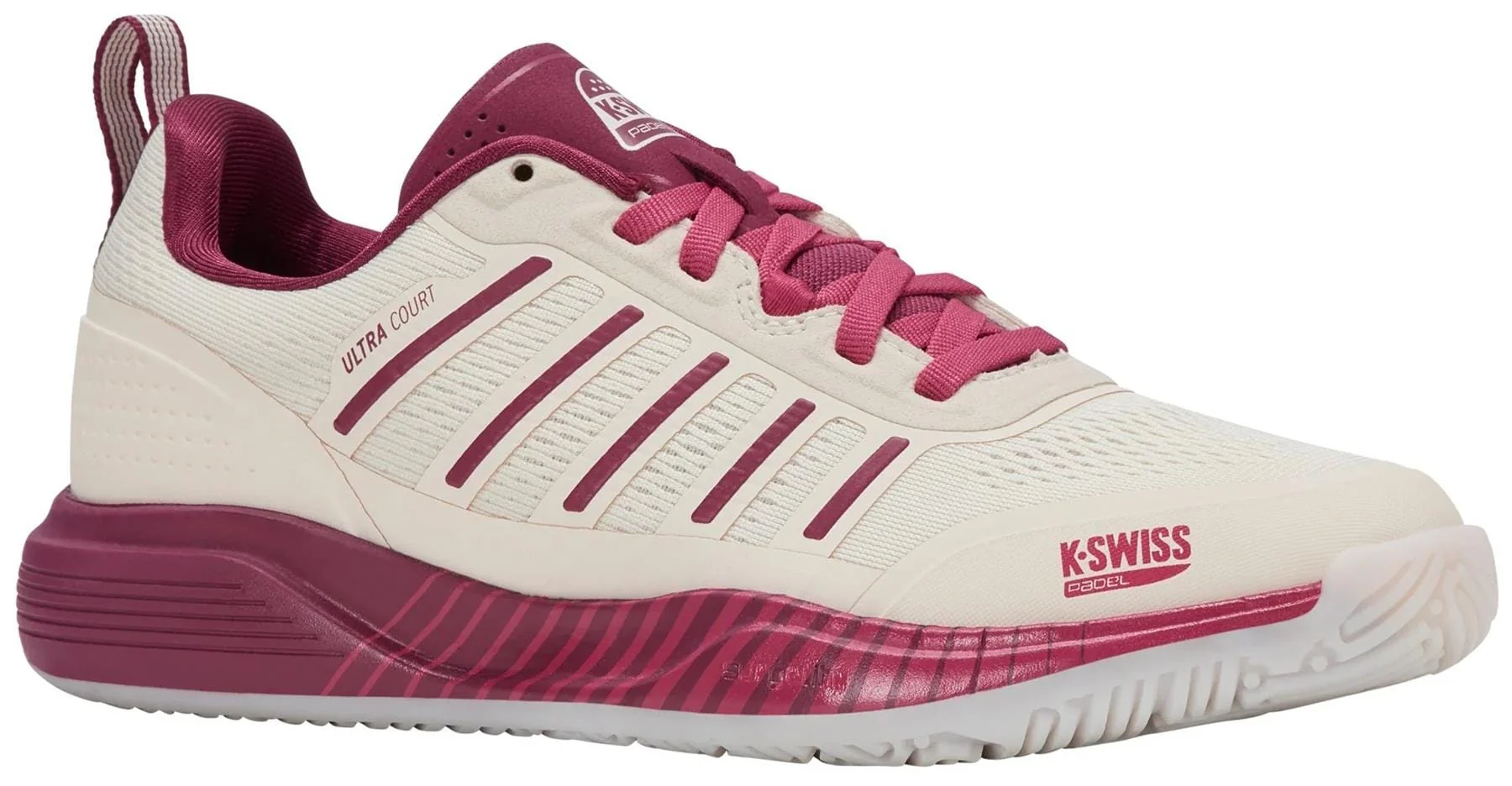 K-Swiss Ultra Court Womens Padel Shoes  - Jet Stream / Beaujois / Jazzy - Image 3